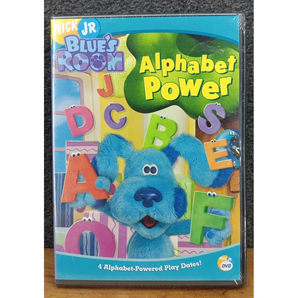 DVD Nick‎ Jr Blue's Room Alphabet Power (NEW SEALED, 2005) Nickelodeon Cartoon